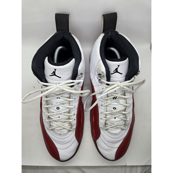 Jordan 12 Retro Cherry Shoes Men\'s 9.5 White Red Basketball Athletic OG Sneakers main image 6